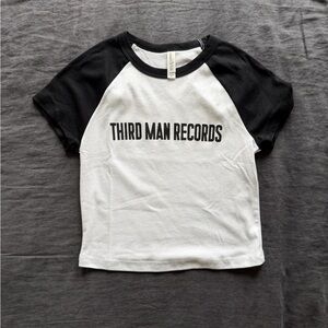 Third Man Records Micro Rib Raglan Baby Tee - NWOT